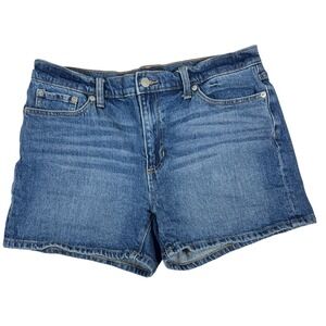Banana Republic Classic Denim Shorts‎ Medium Wash Mid Rise 4" Women's 30/10 EUC